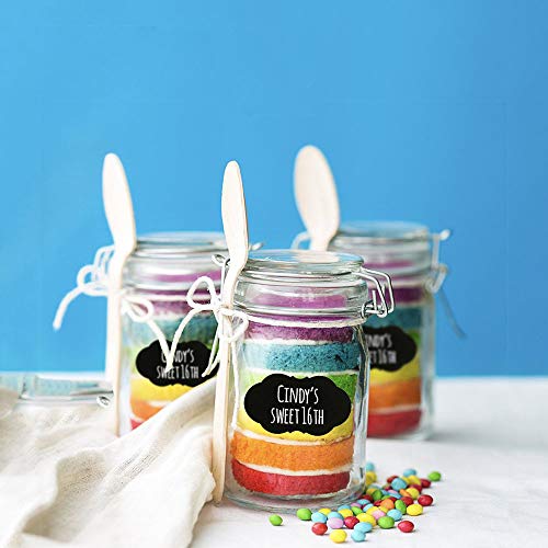 image for CapsA 12 x 96 PCS Chalkboard Labels Reusable Chalkboard Stickers for L