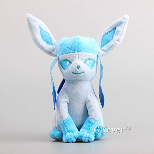 PKRISD Anime Cartoon 9 Styles Sitting Espeon Leafeon Glaceon Plush Toy Dolls Stuffed Animals 8" 20 cm Thing You Must Have 2 Year Old Girl Gifts Girl S Favourite Superhero Unboxing Kit
