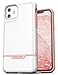 ENCASED Rebel Series for iPhone 11 Case - Ultra Protective Full Body Design (White Pink)