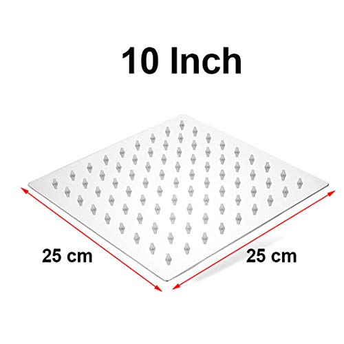 Bestyunyu Shower Head Wall Mount 6/8/10/12 Inch Shower Faucet Bathroom Accessories Heads Light Grey