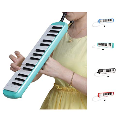 MuLuo 32 Keys Melodica Musical Harmonica for Music Lovers with One mouthpieces and Carrying Bag