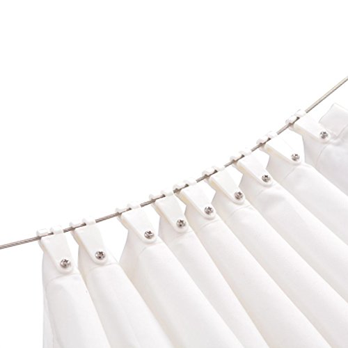 Festnight- Patio Markise Seilspann Komplettset Oxfordgewebe 140x420 cm – Bild 5