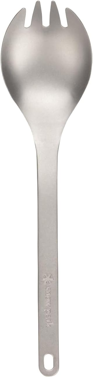 Snow Peak SCT-004 Titanium Spork Lightweight Compact Camping Utensil