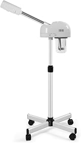 JVSURF Professional Facial Steamer with Ozone 600cc Tank White