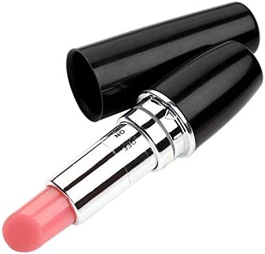 Mini Women Adult Product Discreet Women Lipstick Vibr-ator Electric Vibrating Jump Egg Waterproof Bullet Massage Sex Toy,Black