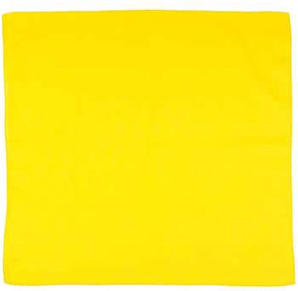 50 Pack Daily Basics Solid 100/% Cotton 22 x 22 Bandanas by M.H.I.