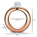 Amzwt Bangle Flask Wine Flasket Bracelet Best (3.5oz Rose Gold with Rhinestones Lid)