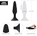 Pure Love 4.5 Inch Silicone Anal Butt Plug, Black Color, Adult Sex Toy, Classic Sex Toy