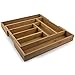 Zenware Extendable Bamboo Drawer Organizer for Kitchen Utensils
