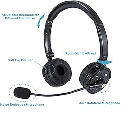Bluetooth Headsets with Mic, Noise Cancelling