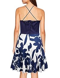 Mmondschein vestido de gasa de encaje vintage para mujer, para fiesta, verano, casual.