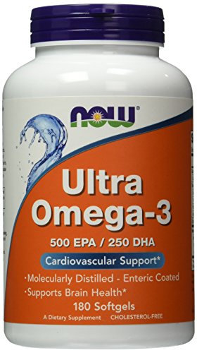NOW Ultra Omega 3 Fish Oil,180 Softgels