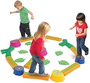 edxeducation Step-a-Forest - in Home Learning Supplies for Kids Physical Play - 22 Piece Obstacle Course - Ind