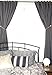 Brighter Decor Magnetic Curtain Tiebacks | Premium Curtain Holdbacks | Replace Your Curtain Hooks or Clips | Live a Brighter Life | 4-Pack, Silver