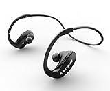Bluetooth Headphones, Liger XS900 Wireless Bluetooth 4.0 Headphones with Noise Cancelling and Mic - Great for Sports, Running, Gym, Exercise -Wireless Bluetooth Earbuds Headset Earphones - Black