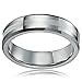 Tungary 6mm Tungsten Rings for Men Women Wedding Band Engagement Promise Matte Finish Size 10