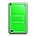 Fintie Impact Resistant Case for Fire 7 2015 - [CaseBot Tuatara] Rugged Unibody Dual Layer Hybrid Full Protective Bumper Cover with Built-in Screen Protector for Amazon Fire 7