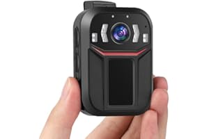 MY&SPIKECAM SPIKECAM Super Strong Clip Body Cameras with Audio Video Recording, Night Vision and File Protection, Wearable Police Body Camera for Personal Security, Law Enforcement,Civilians 64GB