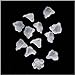 Beadaholique Lucite Trumpet Calla Lily 12-Piece Flower Beads, 10mm