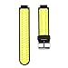 HWHMH 1PC Replacement Silicone Bands With 2PCS Pin Removal Tools For Garmin Forerunner 220/230/235/620/630 (No Tracker, Replacement Bands Only) (Black/Yellow)