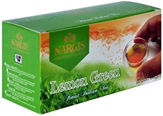 Nargis Lemon Green Pod Tea Bag Range 20 Teabags 2 Grams Each Packed In A Carton
