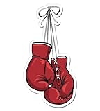 Boxing Gloves - 3" Vinyl Sticker - for Car Laptop