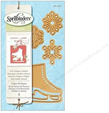Spellbinders D-Lites Dies ~ Flakes 'n Skates
