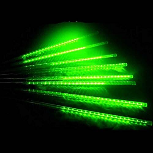Cellrizon 50cm Christmas Lights,meteor Shower Rain Tubes LED Light for Party Wedding Decoration (Green)