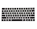 COOSKIN® Silicone Colorful Keyboard Protector Protective Skin for Apple Magic Keyboard (MLA22LL/A), After 2015 November US Layout (Black)