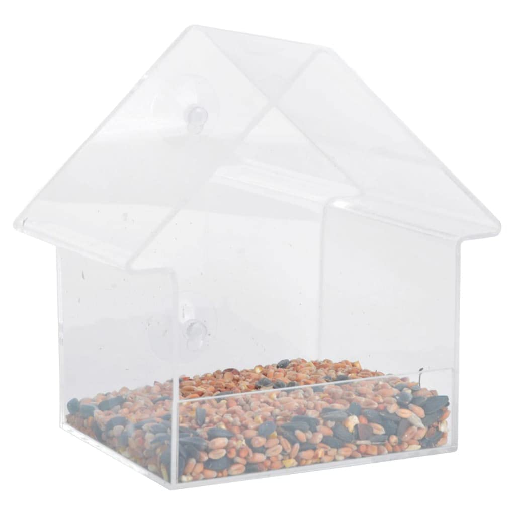 Fallen Fruits Ltd ACRYLIC WINDOW FEEDER HOUSE