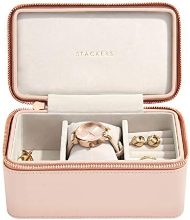 STACKERS LONDON トラベルジュエリーボックス DEEP/スタッカーズ Deep Watch Travel Jewelry Box (ブラッシュピンク)