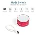 Outdoor Bluetooth Speaker, Unitek Aluminum 3W Ultra Portable Wireless Bluetooth Speakers with Micro SD TF Card Slot, FM Radio, More Bass -Pink