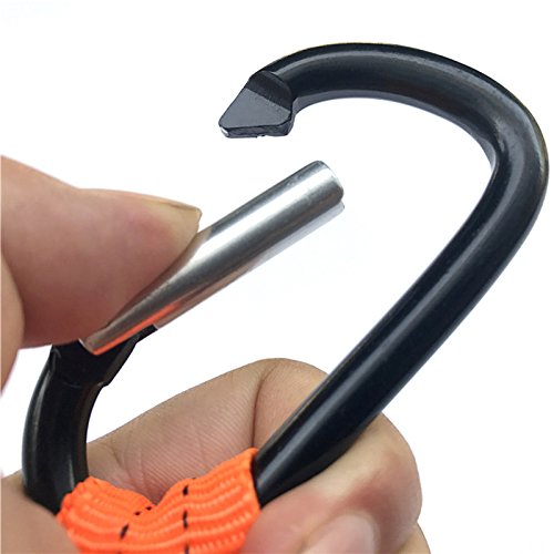 Tethers Tools Single Carabiner Tool Lanyard Safety Rope for Climbing Extended Length (2Pcs) - Thumbnail 5