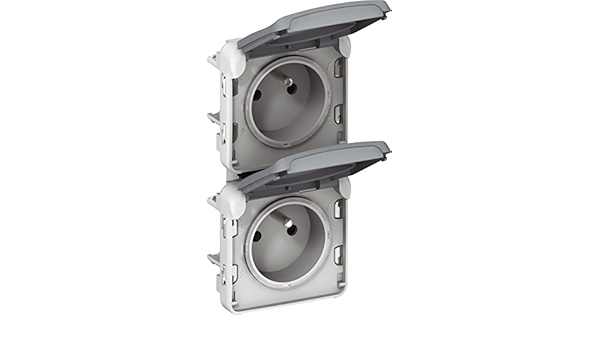 Legrand Plexo LEG69935 - Enchufe doble con toma de tierra ...