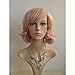 X&Y ANGEL New Kanekalon Short BOB Style Wavy Heat Resistant Kanekalon Hair Wig Pink K066