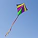 Hengda Kite for Kids 30-Inch Diamond Kite, Easy Flyer - Incudes 30m String and Handle