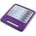 Afranker Ipad 5/Air Shockproof Case Light Weight Kids Case Super Protection Cover Handle Stand Case for Kids Children for Apple Ipad 5/Air Purple