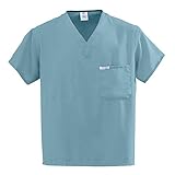 Medline PerforMAX Unisex Reversible Scrub Top, MDL-CC, X-Large, Misty Green