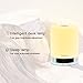 XBEIC Bluetooth 4.0 Speaker with Bedroom Table Lamp Nightlights for Kids Alarm Clock Dynamic Color Changing Mode Speakerphone TF Card Hands-Free Calls