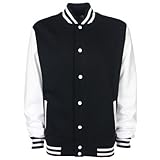 FDM Unisex Varsity / University Jacket (Contrast Sleeves)