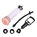LIVE4COOL Vacuum Penis Pump Strengthen Manual Penis Enlarger Booster Extender Device for Men Penis Massage Care male sex toy with 1pcs Lifelike Vagina Sleeve, 3pcs Suction Sleeves in 3 Sizes