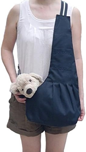 Pet Oxford Cloth Ourdoor Portable Sling Carrier Messager Bag (L, Black)