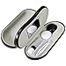 Healifty Double Sided Contact Lens Case, Contact Lens Travel Case with Built-in Mirror, Tweezer and Contact Solution Bottle, Leak Proof Daily Glasses and Contact Case 2 in 1 for Travel
