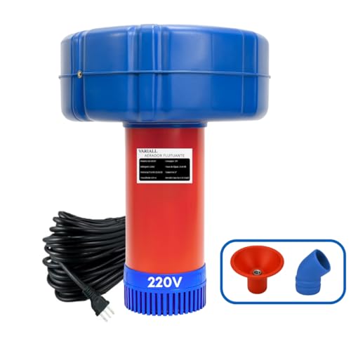 Aerador Chafariz 1.5cv 1.1kw Piscicultura Potente Oxigenio Bomba Lago Agua Peixes Tanque Oxigenador 15 Metros Fio
