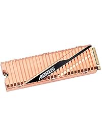 GIGABYTE AORUS NVMe Gen4 M.2 2TB PCI-Express 4.0 Interface High Performance Gaming, Full Body Copper Heat Spreader, Toshiba 3D NAND, DDR Cache Buffer, 5 Year Warranty SSD GP-ASM2NE6200TTTD