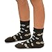 TeeHee Little Boys Fashion Fun Cotton Crew Socks 6 Pair (6-8 Years, Invisible Face)