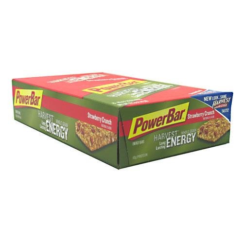 PowerBar Harvest Whole Grain Nutrition Bar- Strawberry Crunch, 15 Bars per Box