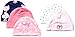 GERBER Baby Girls' 5-Pack Caps primary