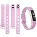 Henoda Compatible with Fitbit Alta/Fitbit Alta HR Bands, Large 3 Color Soft Replacement Band Adjustable Sport Strap Compatible for Fitbit Alta/Fitbit Alta HR/Fitbit Ace Fitness Wristbands
