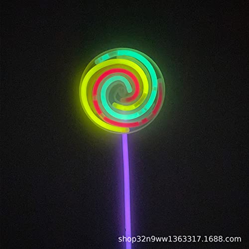 Glow Stick Glow Sticks Light Sticks Spinning Lollipop Wand Fluorescent